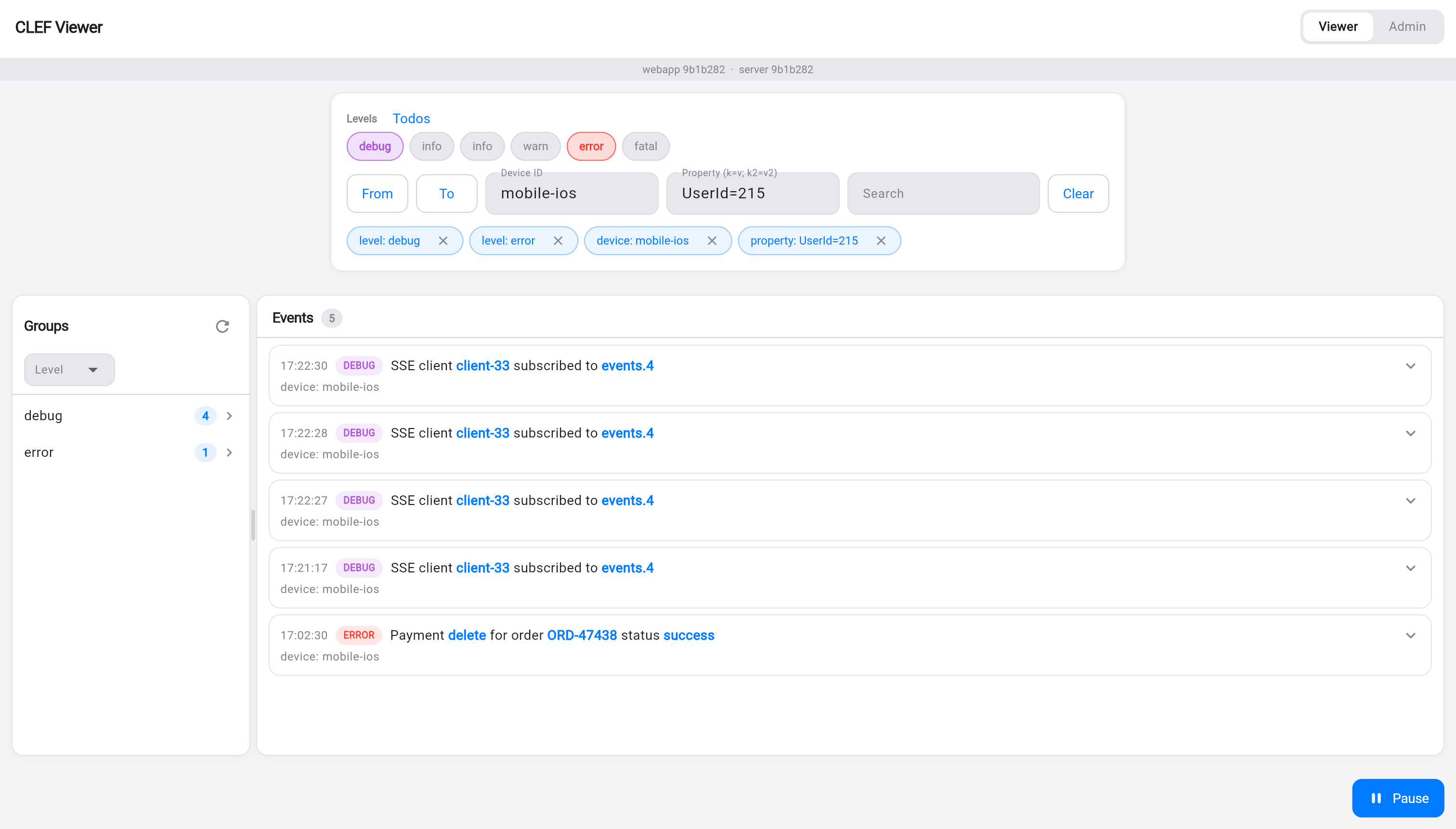 interface Viewer